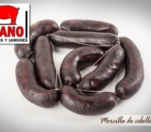 Morcilla de cebolla atada